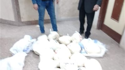 التحفظ على 100كيلو زبدة غير صالحة للإستخدام فى حمله بأهناسيا