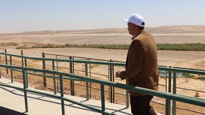 تفقد رئيس مياه أسيوط لمحطة معالجة الصرف الصحي