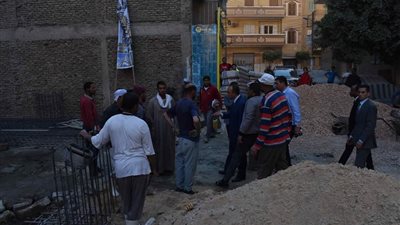 نائب محافظ المنيا يوجه بتنفيذ إزالة لحالة تعدى بالبناء المخالف