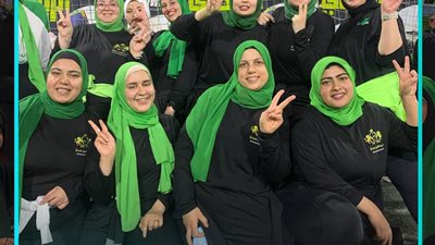 اول مخيم رياضي للبنات بالاسماعيلية في اجازة العيد