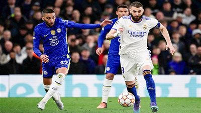 بنزيما يقود تشكيل الريال أمام تشيلسي في ربع نهائي دوري الأبطال