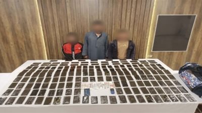 ضبط 3 أشخاص بـ17 كيلو حشيش في الإسماعيلية