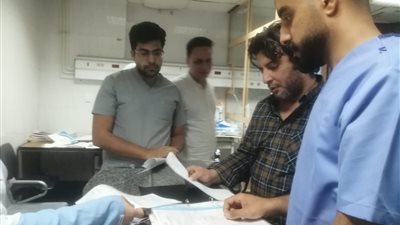 مدير فرع بنى سويف يتابع مستشفى التأمين الصحى