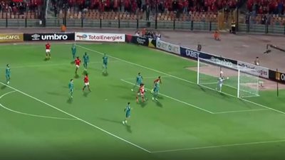 الأهلى يتقدم بهدف أمام الرجاء بدورى الأبطال.. ملخص الشوط الأول