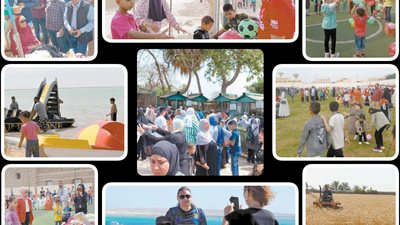 الفرحة ألوان فى كل مكان