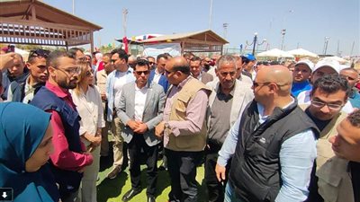 شوشه يستقبل وزراء التنمية المحلية والثقافة والتضامن