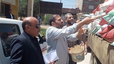 ٦١٥٧طن توريد قمح بكفر الشيخ