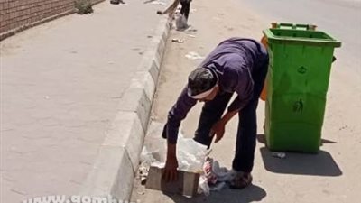 رفع 400طن قمامة و30طن اتربة و10طن مخلفات صلبة من شوارع المنصورة