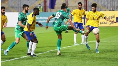 المصري يفوز على الاسماعيلى بثنائية ويُطيح به من كأس الرابطة