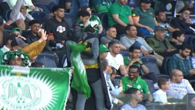 باتمان يساند الرجاء المغربى امام الاهلى ..شاهد