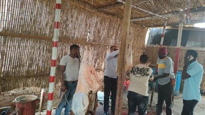بيطرى الجيزة يحرر 6 محاضر ويضبط 2 طن لحوم