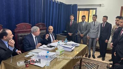 كلية المعاملات الدولية في زيارة ميدانية لمحكمة جنايات المنصورة