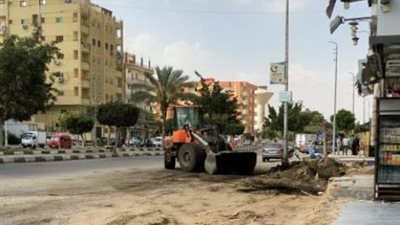 توسعة ورصف شوارع حي ثالث الإسماعيلية