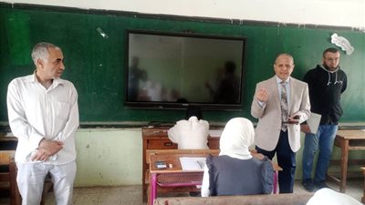 وكيل تعليم كفرالشيخ يتفقد اللجان: لم نتلق أي شكاوي بغرفة العمليات