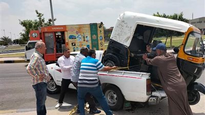 رئيس جهاز العبور:حملات متنوعة لإزالة المخالفات فى المدينة.. صور
