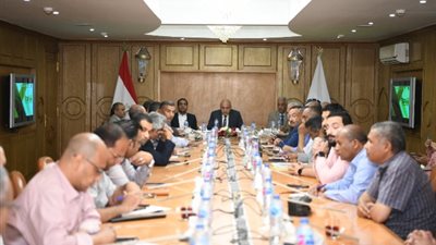 محافظ قنا يتابع الموقف التنفيذي لترفيق المناطق الصناعية