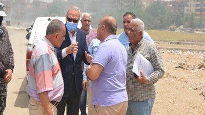 محافظ القليوبية يتابع أعمال النظافة والاشغالات بشبرا الخيمة