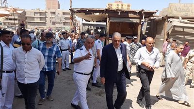 إزالة 21 حالة تعدي على الأراضي الزراعية وأملاك الدولة بسمالوط