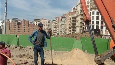 بدء رصف وتطوير الحدائق العامة بشارع الجيش وكورنيش سندوب بالمنصورة