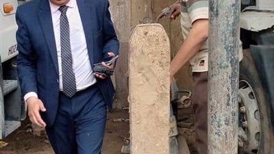 رئيس مركز مطاي يتابع الحملة الميكانيكيه وحملات النظافة