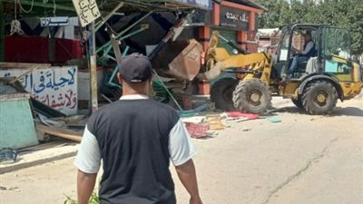تفاصيل أكبر حملة لرفع الإشغالات والتعديات بحي ثالث الإسماعيلية