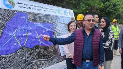 محافظ الإسكندرية يكشف تفاصيل 3 مشروعات لإدارة مياه الأمطار