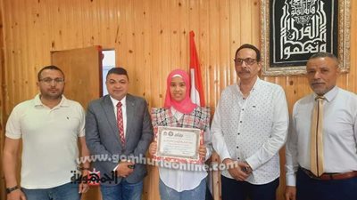 تعليم دمياط يكرم الطالبات الفائزات بمسابقة المرشدات على الجمهورية