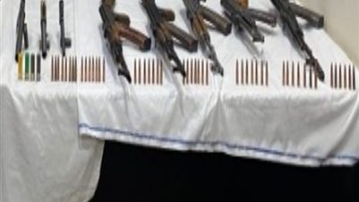 ضبط 20 قطعة سلاح نارى فى حملة أمنية بقنا