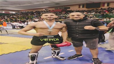 مهاب حمدي يحصد الميدالية الذهبية ببطولة الجمهورية للكيك بوكسينج