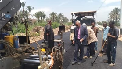 محافظ أسيوط: رصف الطريق الموازي للطريق السريع بالبداري