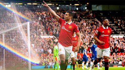 شاهد .. كاسيميرو يتقدم ليونايتد أمام تشيلسى بالدورى الانجليزى