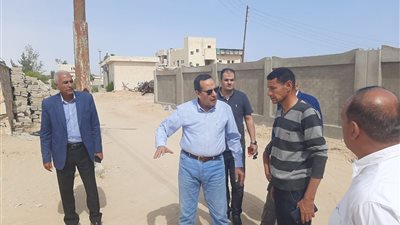 محافظ شمال سيناء يتفقد مركز ومدينة الشيخ زويد..صور