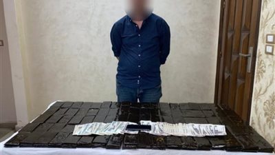360 طربةحشيش بحوزة عنصر إجرامى بالإسكندرية