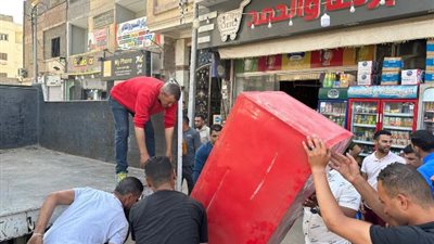 رفع ٥٢٠ اشغال بالهرم في حملة مكبرة