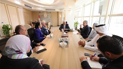عاشور يلتقى محافظ جنوب سيناء لبحث ملفات التعاون المشتركة