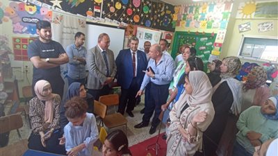 مدير مكتب المحافظ يتفقد فاعليات مبادرة تمكين الطفل المصري
