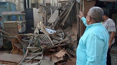 إستمرار الحملات المكثفه لإزالة لإشغالات والتعديات بضواحى بورسعيد