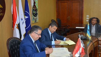 مذكرة تفاهم بين جامعة دمياط والدلتا للتعاون بمجالات قطاع التعليم والبحث العلمي والأنشطة الطلابية