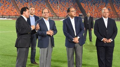 الرئيس يتفقد استعدادات استاد القاهرة لانطلاق نهائيات الأمم الأفريقية
