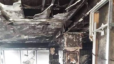 إخماد حريق بأحد المطاعم بشارع التحرير بالدقى