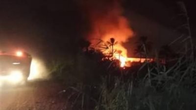 السيطرة على حريق محدود بقرية المعصرة بالوادى الجديد