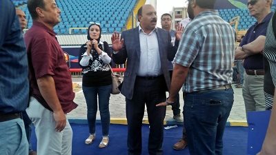 استمرار خطه تطهير الصرف الصحي بالاسماعلية استعداد للبطوله الافريقية
