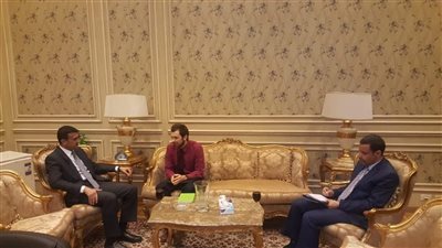 النائب طارق الخولى يلتقي السكرتير الثانٍ بسفارة روسيا الاتحادية بالقاهرة