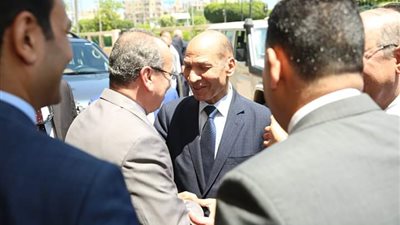 محافظ كفرالشيخ يستقبل رئيس مجلس الدولة لإفتتاح مجمع المحاكم بالمحافظة