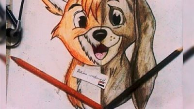 رحمة محمد .. تعشق الرسم وتتمنى ان تصبح مشهورة