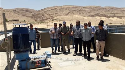 رئيس شركة مياه أسيوط يتفقد محطات صرف لخدمة 320 ألف مواطن