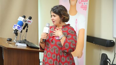 انجي وجدان تدعم محاربات سرطان الثدي فى بهية .. صور