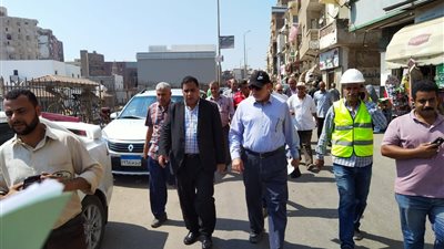 رئيس هيئة السكة الحديد يقوم بجولة تفقدية بمواقع العمل بمنطقتي وسط وغرب الدلتا