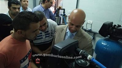 قبل الإفتتاح ب٢٤ ساعة وكيل وزارة الصحة بالشرقية يتابع وحدة الكلي بشبرا النخلة