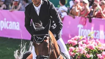 محمد زيادة يحقق الميدالية الفضية للفروسية المصرية فى بطولة الجائزة الكبرى